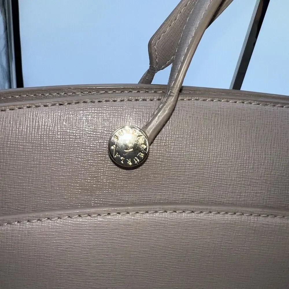 Furla Agata Saffiano Leather Crossbody Bag in Sabbia